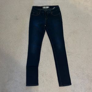 Abercrombie & Fitch dark blue skinny jeans 2R